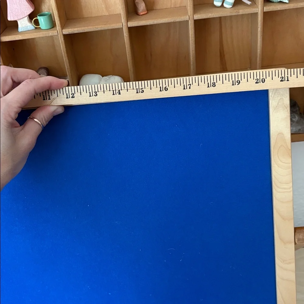 Lakeshore Blue Felt Wooden Board | homeschool
